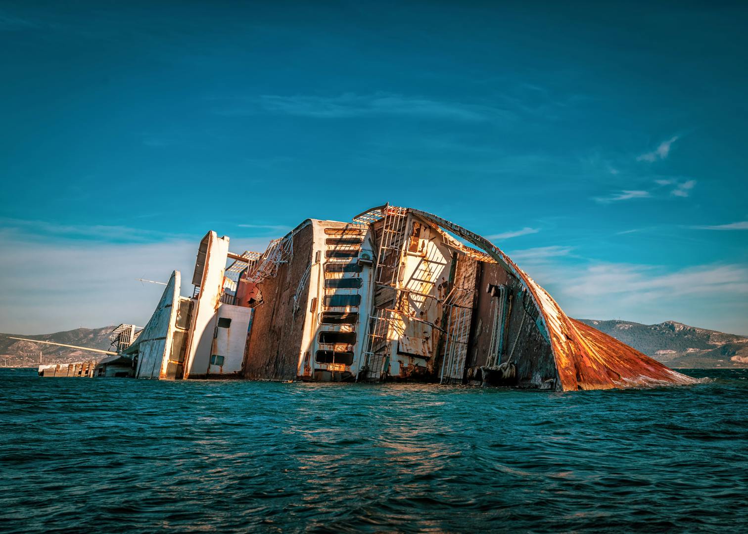 Un nauffrage est souvent synonyme de pollution aux hydrocarbures